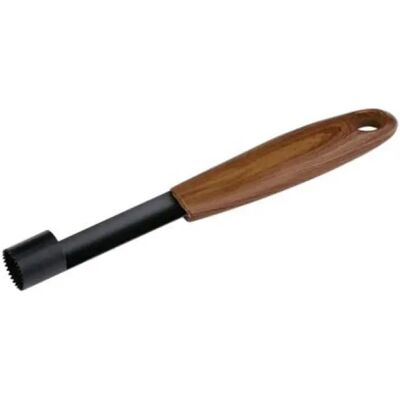 Alpina Appelboor 19 cm zwart rvs houten handvat voor klokhuis verwijderen Alpina Appelboor 19 cm zwart rvs houten handvat voor klokhuis verwijderen
