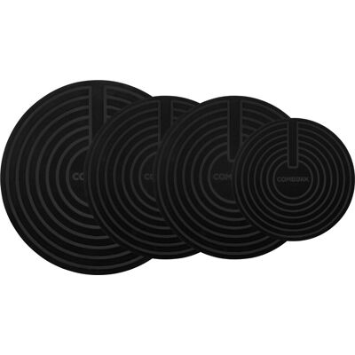 ComBekk inductie beschermer set 4 stuks. - 100% bpa-vrij silicone - inductie matjes rond - panbeschermers - onderzetters pannen - inductie afdekplaat - set 4 stuks ComBekk inductie beschermer set 4 stuks. - 100% bpa-vrij silicone - inductie matjes rond - panbeschermers - onderzetters pannen - inductie afdekplaat - set 4 stuks