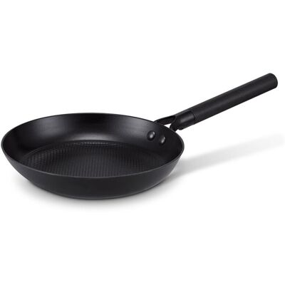Brabantia patron koekenpan - ø 24cm - duurzame pan met luxe design handgreep - 100% pfas vrij - keramische antiaanbaklaag - inductie koekenpan - zwart Brabantia patron koekenpan - ø 24cm - duurzame pan met luxe design handgreep - 100% pfas vrij - keramische antiaanbaklaag - inductie koekenpan - zwart