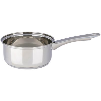 Alpina steelpan met deksel 1.9l - ø16 cm - rvs - geschikt voor inductie en vaatwasser Alpina steelpan met deksel 1.9l - ø16 cm - rvs - geschikt voor inductie en vaatwasser