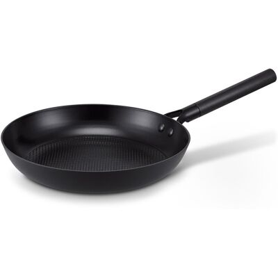 Brabantia patron koekenpan - ø 28cm -duurzame pan met luxe design handgreep - 100% pfas vrij - keramische antiaanbaklaag - inductie koekenpan - zwart Brabantia patron koekenpan - ø 28cm -duurzame pan met luxe design handgreep - 100% pfas vrij - keramische antiaanbaklaag - inductie koekenpan - zwart