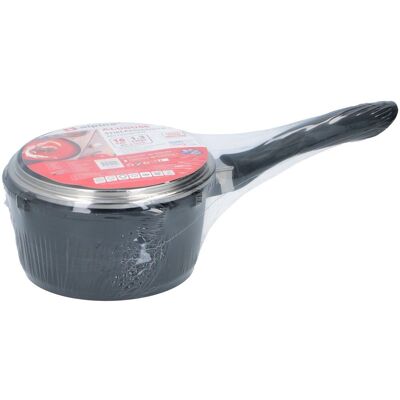 Alpina steelpan met deksel 16 cm - sauspan - alle warmtebronnen - rvs Alpina steelpan met deksel 16 cm - sauspan - alle warmtebronnen - rvs