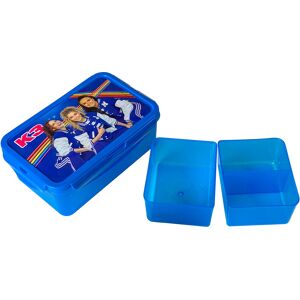 Studio 100 K3 broodtrommel met extra doosjes blauw Blauw Studio 100 K3 broodtrommel met extra doosjes blauw Blauw