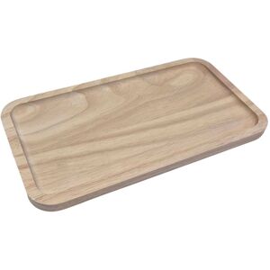 Playwood Houten dienblad plateau rechthoek, 26cm Naturel Playwood Houten dienblad plateau rechthoek, 26cm Naturel