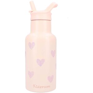 Kidzroom drinkfles sweet sips hartjes, 350ml Roze Kidzroom drinkfles sweet sips hartjes, 350ml Roze