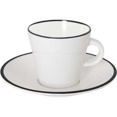 Gimex - linea line - espresso set - zwart - 85 ml - 2 stuks Gimex - linea line - espresso set - zwart - 85 ml - 2 stuks