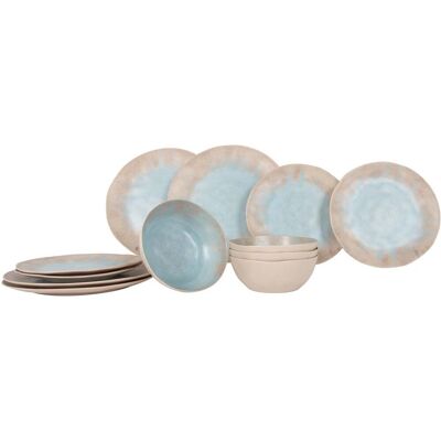 Gimex Stone Line Beige 12-delige Servies Gimex Stone Line Beige 12-delige Servies