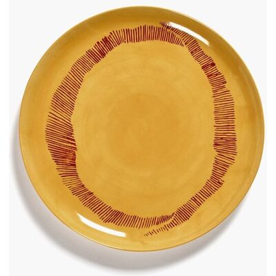 Serax - ottolenghi feast - bord l - geel/rood - 26 ø - 2 stuks Serax - ottolenghi feast - bord l - geel/rood - 26 ø - 2 stuks
