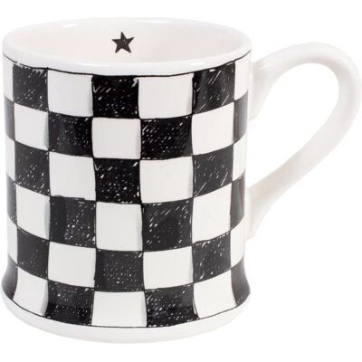 Blond Amsterdam x noir: mug checkered Blond Amsterdam x noir: mug checkered