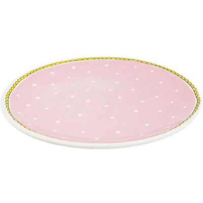 Blond Amsterdam even bijkletsen dinerbord - stippen - ø 26 cm Blond Amsterdam even bijkletsen dinerbord - stippen - ø 26 cm