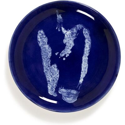 Serax - ottolenghi feast - bord s - donkerblauw/wit - 19 ø - 2 stuks Serax - ottolenghi feast - bord s - donkerblauw/wit - 19 ø - 2 stuks