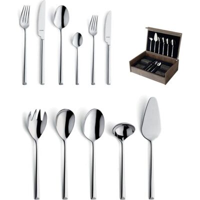 Amefa Ventura 78-delige Bestekset - Zilver - voor 12 personen Amefa Ventura 78-delige Bestekset - Zilver - voor 12 personen
