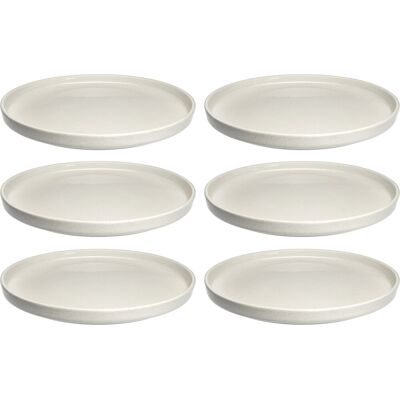 LEONARDO Roma Beige Keramisch Servieset - 6 stuks LEONARDO Roma Beige Keramisch Servieset - 6 stuks