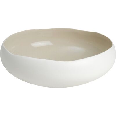 Medard De Noblat - oslo linen - schaal 22 x 22 x 7.8 cm - stoneware Medard De Noblat - oslo linen - schaal 22 x 22 x 7.8 cm - stoneware