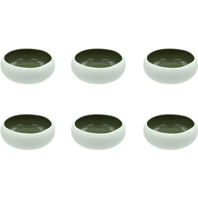 Medard De Noblat - oslo olive - kleine kom 12 cm - 6 delig - stoneware Medard De Noblat - oslo olive - kleine kom 12 cm - 6 delig - stoneware