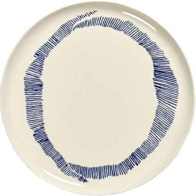 Serax - ottolenghi feast - serveerschaal - wit/blauw - 35 ø Serax - ottolenghi feast - serveerschaal - wit/blauw - 35 ø