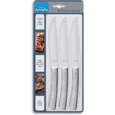 AMEFA RETAIL Amefa bongo 3 steakmessen xl AMEFA RETAIL Amefa bongo 3 steakmessen xl
