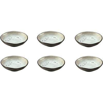 Medard De Noblat - shadow nacre - kleine kom 12 cm - 6 delig - stoneware Medard De Noblat - shadow nacre - kleine kom 12 cm - 6 delig - stoneware