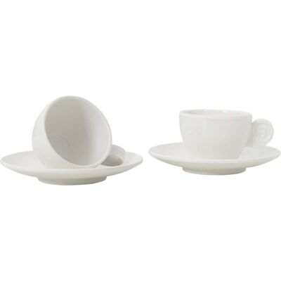 Gimex - royal line - espresso set - ivory - 85 ml - 2 stuks Gimex - royal line - espresso set - ivory - 85 ml - 2 stuks