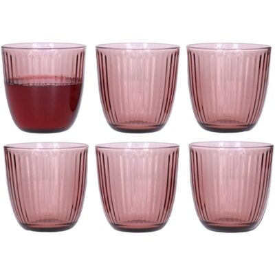 Bormioli Rocco Line Lilac Glas Set - 6 Stuks - Keukengerei Bormioli Rocco Line Lilac Glas Set - 6 Stuks - Keukengerei