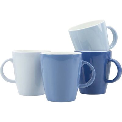 Gimex - colour line - mok - sky - 380 ml - 4 stuks Gimex - colour line - mok - sky - 380 ml - 4 stuks