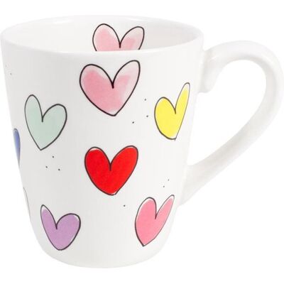 Blond Amsterdam hearts mok - hartjes - 0,35l Blond Amsterdam hearts mok - hartjes - 0,35l