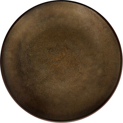 Medard De Noblat - feeling bronze - dessertbord 21 cm - 6 delig - stoneware Medard De Noblat - feeling bronze - dessertbord 21 cm - 6 delig - stoneware