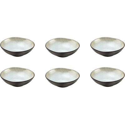 Medard De Noblat - shadow nacre - grote kom 15.2 cm - 6 delig - stoneware Medard De Noblat - shadow nacre - grote kom 15.2 cm - 6 delig - stoneware