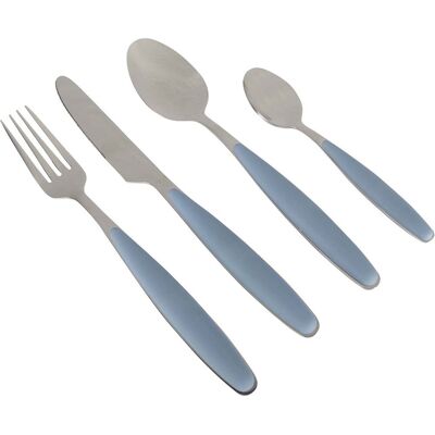 Gimex colour line bestek - blauw - 16-delig Gimex colour line bestek - blauw - 16-delig