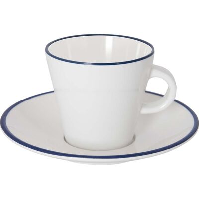 Gimex - linea line - espresso set - blauw - 85 ml - 2 stuks Gimex - linea line - espresso set - blauw - 85 ml - 2 stuks