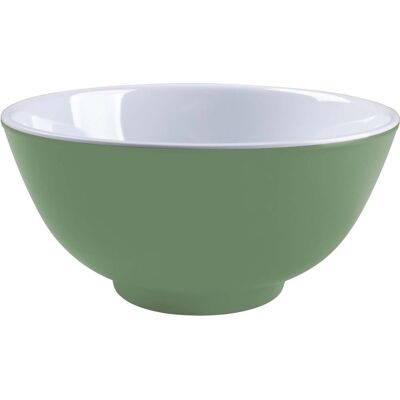 Bo-Camp - kom - two-tone - melamine - 4 stuks - groen Bo-Camp - kom - two-tone - melamine - 4 stuks - groen
