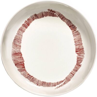 Serax - ottolenghi feast - bord - wit/zwart - 22 ø - 2 stuks Serax - ottolenghi feast - bord - wit/zwart - 22 ø - 2 stuks