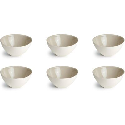 Medard De Noblat - oslo linen - kleine kom 13 cm - 6 delig - stoneware Medard De Noblat - oslo linen - kleine kom 13 cm - 6 delig - stoneware