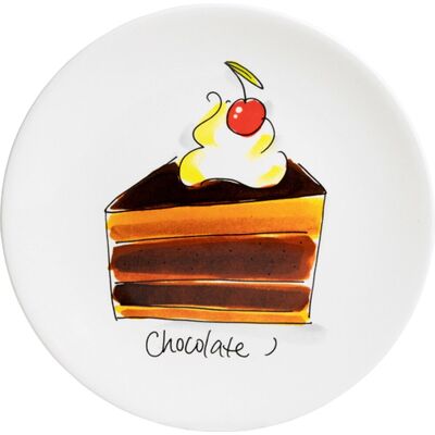 Blond Amsterdam , even bijkletsen: bord chocolate 18cm Blond Amsterdam , even bijkletsen: bord chocolate 18cm