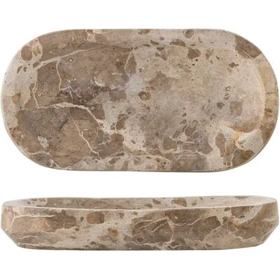 Bloomingville dienblad marmer nature shao 24cm Bloomingville dienblad marmer nature shao 24cm