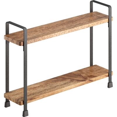 Metaltex - york lava - kruidenrek 2 etages - hout en metaal - 8 x 34 x 23 cm Metaltex - york lava - kruidenrek 2 etages - hout en metaal - 8 x 34 x 23 cm