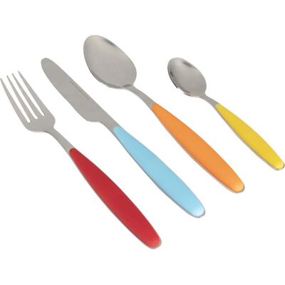 Gimex colour line bestek - rainbow - 16-delig Gimex colour line bestek - rainbow - 16-delig