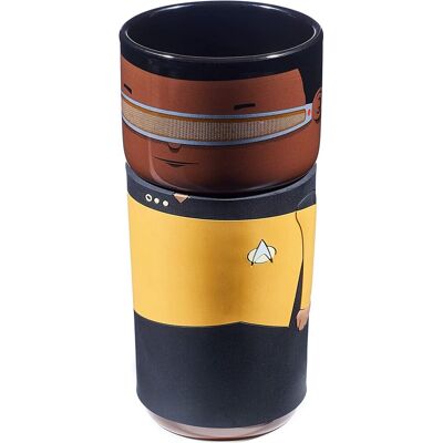 CosCups Numskull - star trek - geordi la forge coscup herbruikbare thermo mok CosCups Numskull - star trek - geordi la forge coscup herbruikbare thermo mok