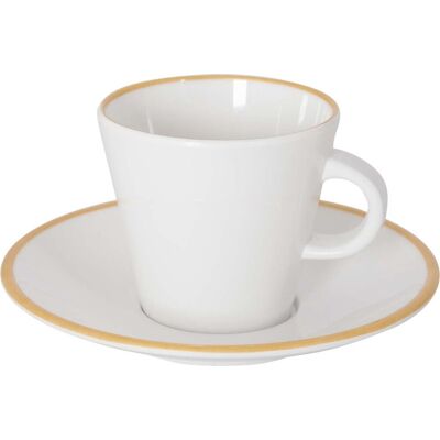 Gimex - linea line - espresso set - goud - 85 ml - 2 stuks Gimex - linea line - espresso set - goud - 85 ml - 2 stuks