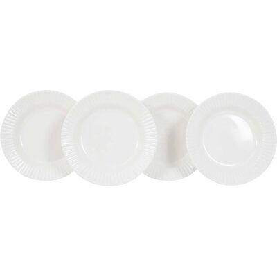 Gimex royal line diepbord - ivory - 4 stuks Gimex royal line diepbord - ivory - 4 stuks