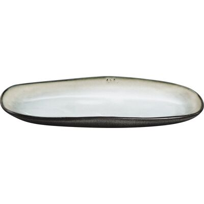 Medard De Noblat - shadow nacre - kleine ovale schaal - 23 x 11 cm - 6 delig - stoneware Medard De Noblat - shadow nacre - kleine ovale schaal - 23 x 11 cm - 6 delig - stoneware