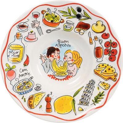 Blond Amsterdam , pasta: diep bord 24 cm buon appetito Blond Amsterdam , pasta: diep bord 24 cm buon appetito