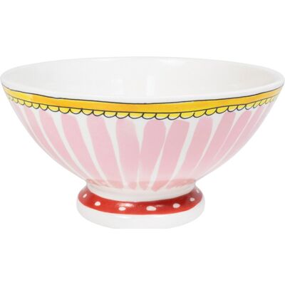 Blond Amsterdam even bijkletsen vintage schaal ø21 cm - roze Blond Amsterdam even bijkletsen vintage schaal ø21 cm - roze