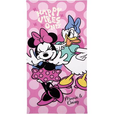 Disney Badhanddoek minnie mouse - 70x140cm Multi kleuren Disney Badhanddoek minnie mouse - 70x140cm Multi kleuren