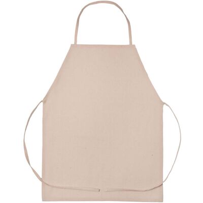 Colorations - schattig katoenen kinder schort, 49 x 64 cm. 5st. Beige Colorations - schattig katoenen kinder schort, 49 x 64 cm. 5st. Beige