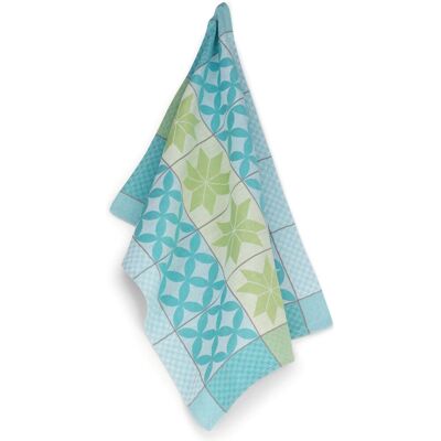 Kela keuken - carla theedoek set van 4 stuks - kunststof - groen Kela keuken - carla theedoek set van 4 stuks - kunststof - groen