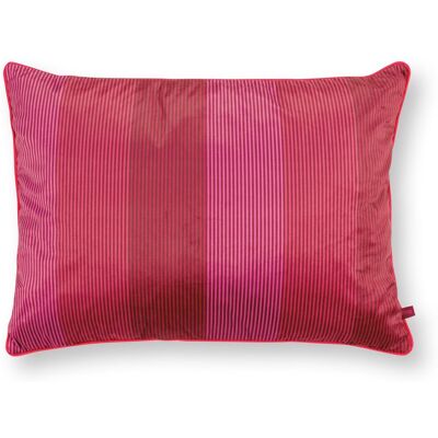 Pip Studio sierkussen multi stripe - kussen voor de woonkamer - rood - 50x70cm Pip Studio sierkussen multi stripe - kussen voor de woonkamer - rood - 50x70cm