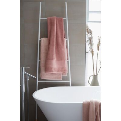 Beddinghouse sheer - gestreept - katoen - handdoek - 60x110 cm - terra Beddinghouse sheer - gestreept - katoen - handdoek - 60x110 cm - terra