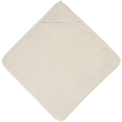 Jollein badcape badstof 75x75cm sand 98 Jollein badcape badstof 75x75cm sand 98