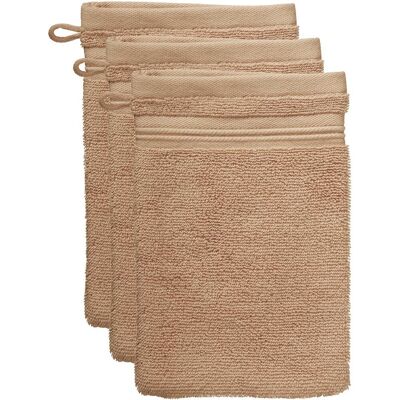 Beddinghouse sheer set van 3 washandjes - donker rood Beddinghouse sheer set van 3 washandjes - donker rood